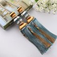 thumbnail image 3 of mmirethe 2pack/lot Excellent Décor Rideaux Tiebacks Suspendus Haut Pompon pour Rideau Facile Pompon Polyester Adapté Café Noir 1Set, 3 of 6