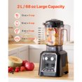 thumbnail image 3 of KFFKFF Blender for Smoothies, 68 oz 1400W, Professional Blender with Powerful Motor, Multi-Functional Food Processing Blender with Grinder Container for Smoothie/Milkshake/Juice, Fits for Kitchen, 3 of 9