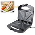 thumbnail image 1 of Electric  Maker, 800W Fast Toaster Oven Frying Pan with Lid, Safe Handle, Portable Oven Breakfast Maker, Non Stick Grill Griddle for Bread Egg  Bacon Sausages, 1 of 7