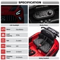 thumbnail image 3 of Licensed Mercedes-AMG GT3 24V Kids Ride-On Racing Car with Premium Leather Seat, High-Speed Performance 24V Power Wheels, Motorized Track Toy with Parent Remote, Red, 3 of 8