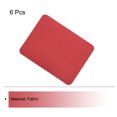 thumbnail image 3 of Uxcell 6 Pcs Pièces Thermocollantes Patchs de Réparation en Tissu pour Vêtements Rouge, 3 of 6
