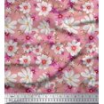 thumbnail image 1 of Soimoi Rayon Fabric Cosmos Floral Fabric Prints by Yard 42 Inch Wide, 1 of 3