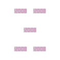 thumbnail image 3 of relayinert Colorful Digital Numbers For Easy Reading Large Display Screen Double Placement 8017PinkLight 5Set, 3 of 6