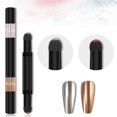 thumbnail image 2 of WIFKLSIIPG Double Headed Nail Powder for Nails Air Cushion Nail Powder Pen Nails Powder with Mirror Effect Manicure Cushion Magic Pen Gold and Silver Colored Sponge, 2 of 8