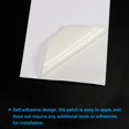thumbnail image 4 of Unique Bargains Down Jacket Repair Patch 4' x 8', 2 Pack Self Adhesive Nylon Fabric Patch, White, 4 of 5