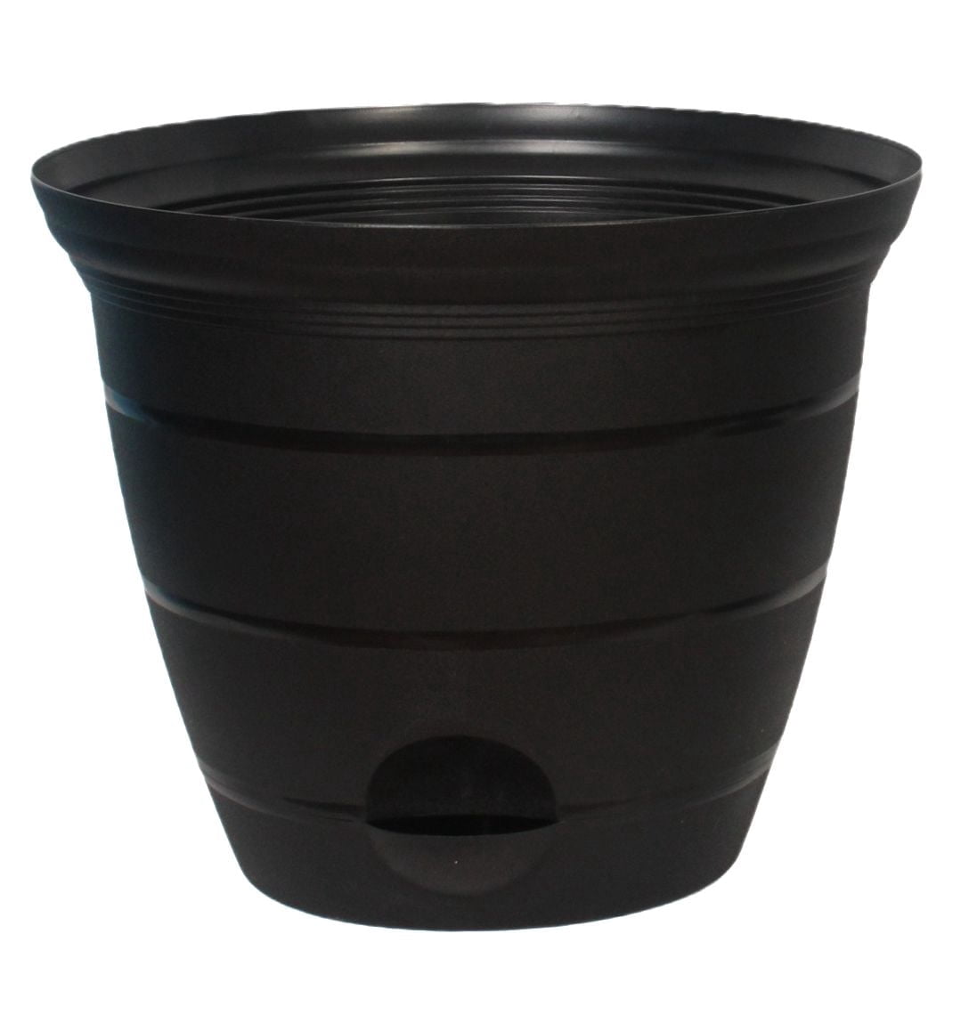 Interrangee 38cm Machine d'arrosage et de semis Noir