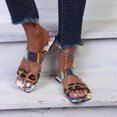 thumbnail image 1 of Mefallenssiah Sandales pour Femmes Mode Été Chaussures de Plage Léopard Sandales à Talon Plat, 1 of 1