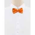 thumbnail image 2 of INSPIRE CHIC Accessoires de Nœud Papillon pour Hommes Sangle Ajustable Formel Uni Smoking Pré-Noué Orange, 2 of 5