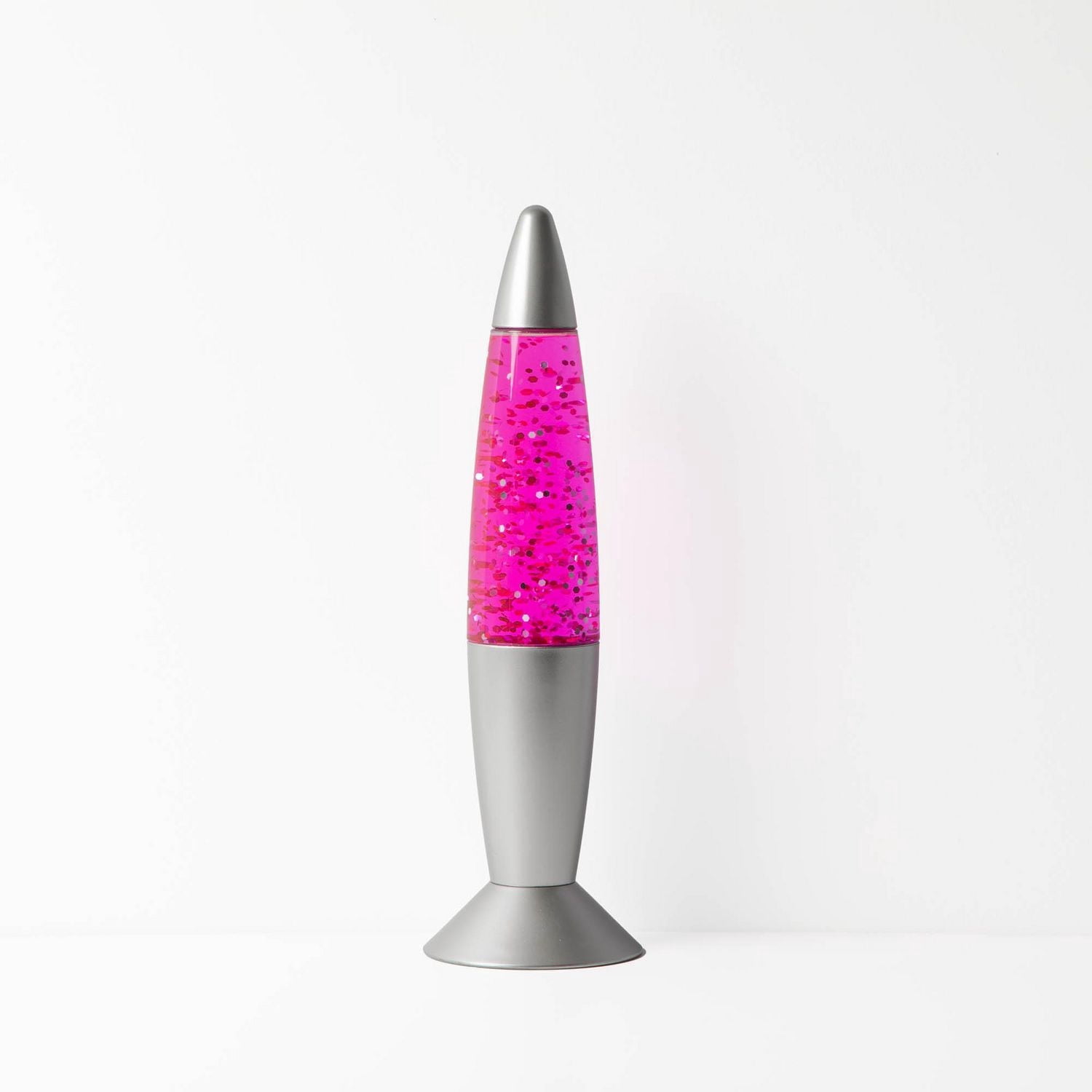 Lampe LED à paillettes Merkury Innovations de 14 pouces, LED roses, fonctionne sur piles, lot de 1
