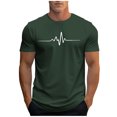 thumbnail image 1 of Plebaso T-shirt Graphique pour Hommes Été Manches Courtes T-Shirts Col Rond Chemises Décontractées Hauts de Plage Imprimés pour Hommes, 1 of 5