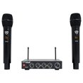 thumbnail image 2 of Rockville RKI65BT Microphones Sans Fil Double UHF Interface Micro Karaoké Bluetooth, Noir, 2 of 4