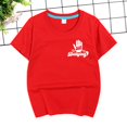 thumbnail image 2 of Toddler Boys Summer Tops Tees Soft Short Sleeve Crew Neck Solid Color T Shirt Spring Shirts For Boy 3-4 T, 2 of 5