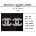 thumbnail image 2 of Cc Brooch Women's Sweater Small Suit Decorative Brooch Diamond Pearl Decorative Button Brooch, 2 of 5