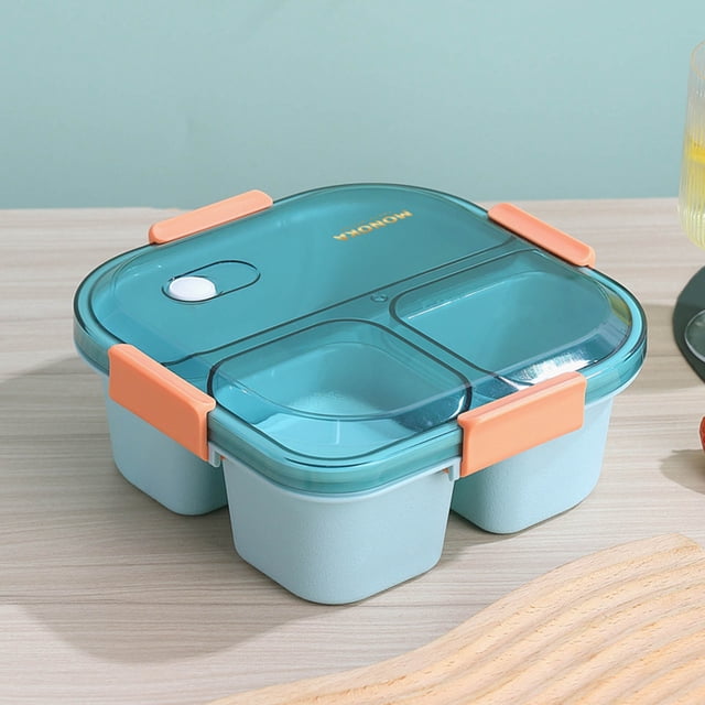 Meitianfacai Liquidation de la Rentrée! Boîte à Lunch pour Travailleurs de Bureau Spéciale pour Chauffage au Micro-Ondes Boîte Bento à Compartiments avec Riz Boîte à Lunch Boîte de Conservation Qualité Alimentaire Fournitures Scolaires