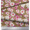 thumbnail image 3 of Soimoi Cotton Poplin Fabric Cosmos Floral Decor Fabric Printed Yard 56 Inch Wide, 3 of 3