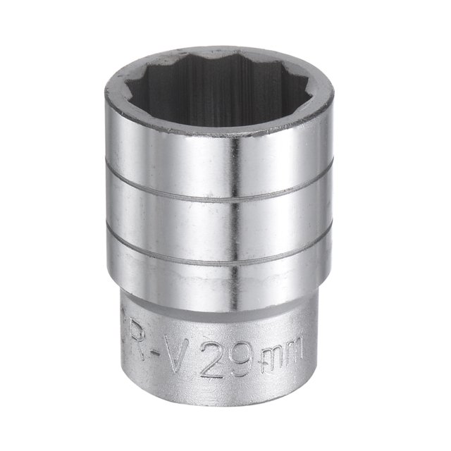 Unique Bargains 29mm 12 Point Shallow Socket 3/4' Drive Standard Metric Chromium Vanadium Steel