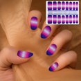 thumbnail image 3 of Nail Sticker Set Glitter Gradient Self- Decals for Nails Polish Strips Wraps Fashionable Cosmetic Accessories for Women (Nail Stickers), 3 of 4