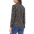thumbnail image 3 of INSPIRE CHIC Chemise Boutonnée pour Femme à Petites Fleurs à Manches Longues Col en Pointe Haut de Bureau S Noir Rouge, 3 of 7