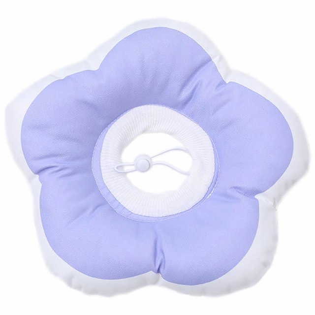 Bangcool Cat Recovery Collar Soft Adjustable Flower Kitten Neck Cone Puppy Surgery Collar