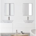 thumbnail image 5 of Kate and Laurel Rhodes Framed Decorative Rectangle Wall Mirror, 18.75x24.75 Chrome Silver, 5 of 5