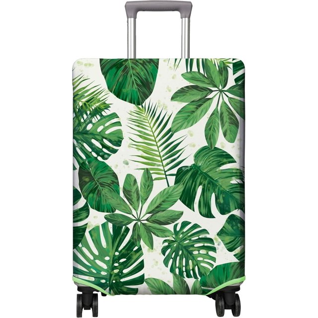 Travel Luggage Cover Suitcase Protector Fits 18-32 Inch Luggage Wheel Covers Patterned Travel Related Items Flower Luggage Protector Elastic Luggage Anti-scratch Suitcase Cover XL