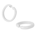 thumbnail image 2 of Anneaux de rideau de douche en plastique Mainstays, blanc, ensemble de 12, 2 of 5