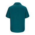 thumbnail image 4 of Admvng Chemises pour Hommes Décontractées Col Rabattu Boutonné Manches Courtes avec Poche P-3TG, 4 of 6
