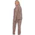 thumbnail image 3 of White Mark Women's Polka Dots Long Sleeve Button-Down Pajama Set, 3 of 5