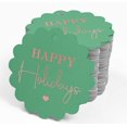 thumbnail image 4 of Inkdotpot Pack Of 50 Real Rose Gold Foil Paper Tags Happy Holiday Favor Hang Tags, 4 of 6