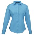thumbnail image 4 of Premier Womens Poplin Long-Sleeved Blouse, 4 of 6