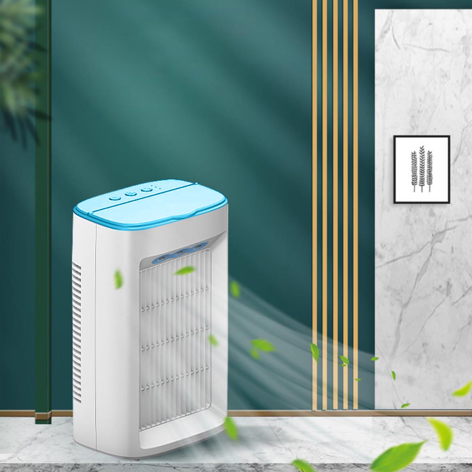 Chmadoxn Home Appliances Portable Automatic Remote Conditioner USB Personal Mini Conditioner With 3-Speed With Automatic Shaking For Home Office Bedroom Air cooler