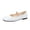 Sky Blue, variant on Commforr Women's Shoes Dress Shoes for Women Mary Jane Shoes for Women Women's Flats Women's Mary Jane Flats Closed Square Toe Ballet Flat Dressy Comfortable Slip on Shoes White 9.5