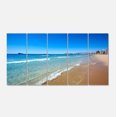 thumbnail image 2 of Benidorm Poniente Beach Waves - Seascape Canvas Art Print, 2 of 3