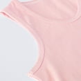 thumbnail image 4 of Birdeem Chemises pour Enfants Sans Manches T-Shirt Graphique Uni Col Rond Crop Top pour Filles et Garçons Débardeur Tee, 4 of 12