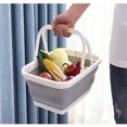 thumbnail image 2 of Oval Collapsible Plastic Laundry Basket, Oval Plastic Collapsible Laundry Basket, Oval Collapsible Laundry Basket, For Shopping Basket, Fruit Basket, Laundry Basket, 2 of 5