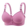 thumbnail image 1 of Clearance Sale 2025 Bra Women Clearance Lace Back Button Shaping Cup Adjustable Shoulder Strap Large Size Bra, 1 of 2