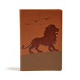 thumbnail image 1 of KJV une Grande Histoire Bible, Brun Lion Cuirtouch, 1 of 5