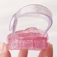 thumbnail image 4 of Summer Clothes, HVOBTTY Girl's Beach Sandals, Girls' for Playing In Water Beach Shoes with Soft Soles Toe Caps Holes Children's Jelly Princess Shoes Summer Pink, 33, 4 of 5