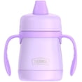 thumbnail image 1 of Thermos Gobelet à Bec en Acier Inoxydable pour Enfants 7 Oz avec Poignées,  Lavende, 1 of 3