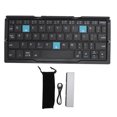 thumbnail image 2 of Folding BT Keyboard, Foldable Cordless Keyboard with Portable Pocket Size, Aluminum Alloy Housing, for OSX for  for  for Phone Tablets Laptops, 2 of 7