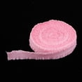 thumbnail image 3 of veasfak 1 Roll Picot Lace Double Ruffle Ribbon Sewing Crafts Pink, 3 of 9