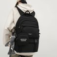 thumbnail image 5 of Stylish Men's Nylon Backpack - Large Capacity, Lightweight & Durable For School, College, And Travel, 5 of 5