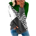 thumbnail image 2 of 2023 Chandail en Molleton Mode pour Femmes 50 % de Réduction Liquidation Col Rond Mode Décontractée Manches Longues Imprimé Chandail en Molleton Haut Blouse, 2 of 5
