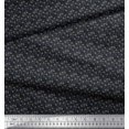 thumbnail image 2 of Soimoi Satin Silk Fabric Circle Small Print Fabric by The Yard 42 Inch Wide, 2 of 3