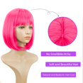 thumbnail image 5 of WIFKLSIIPG Perruque pour Femmes Carnaval Perruque en Cheveux Humains 30cm Perruque Courte Convient à la Décoration de Fête 30cm, 5 of 5