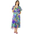 thumbnail image 4 of Bimba Robe Caftan d'Allaitement Robe de Nuit de Maternité/ Robe d'Accouchement à l'Hôpital - Boutons avant, 4 of 7