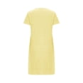 thumbnail image 4 of Birdeem Chemises de Nuit pour Femmes Chemise de Nuit Courte Surdimensionnée pour Femmes Robe Imprimée à Col Rond et Manches Courtes, 4 of 12