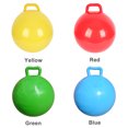 thumbnail image 2 of Pure Color Inflatable Bouncing Ball Jumping Hop Ball with Handle for Adults Exercise, 2 of 7