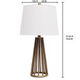 thumbnail image 2 of Lampe de table dorée de 23,5 po Home Trends, 2 of 3