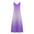 thumbnail image 5 of Ovzne Robes pour Femmes Robe pour Femme Robes d'Été pour Femmes Imprimé Sans Manches Col Rond Robe Décontractée Robes Robe de Vacances Imprimée Liquidation, 5 of 5